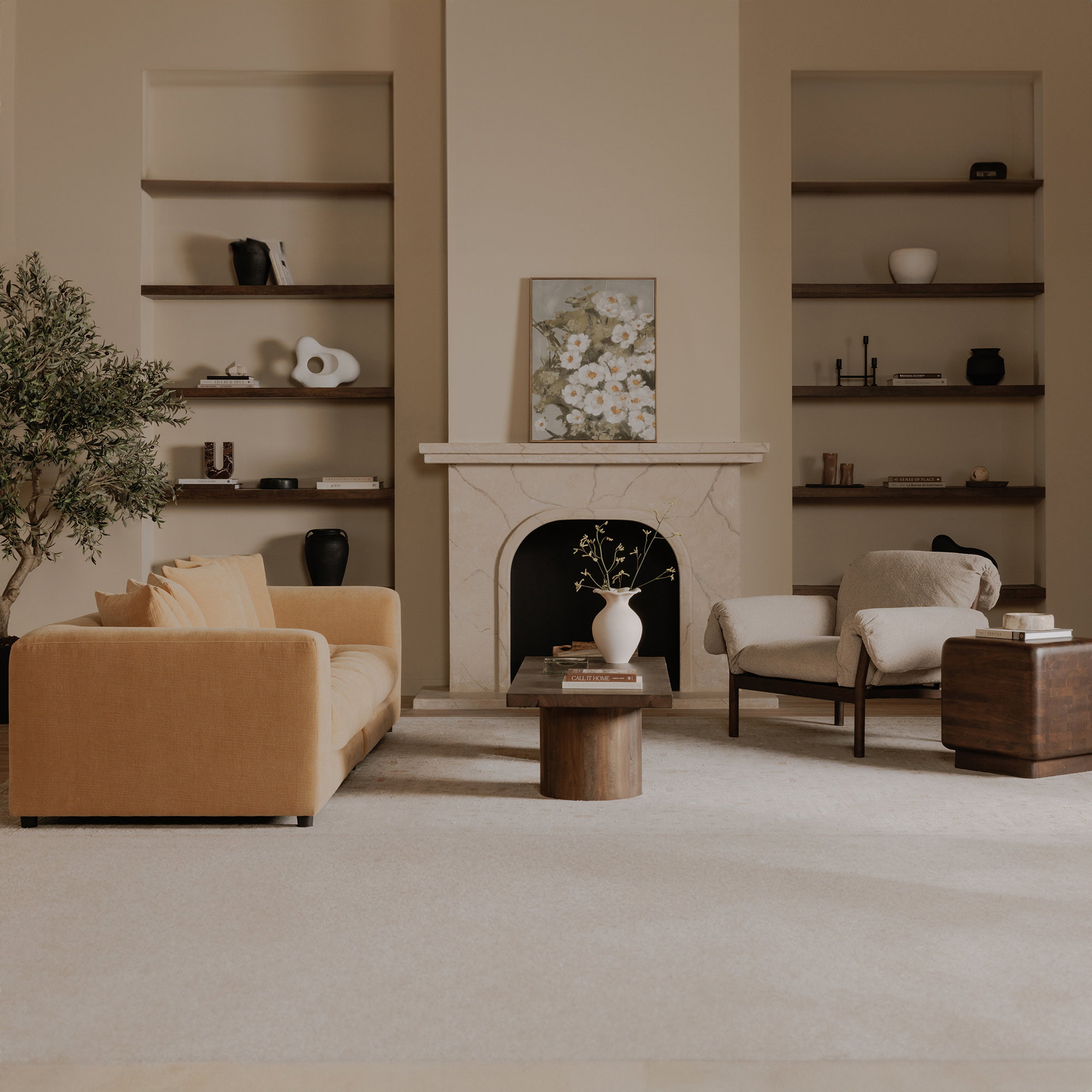 Wildflowers Framed Painting, by Moe's Home, 26" width x 34" height x 1.77" depth View 5