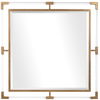 Balkan Golden Square Mirror thumbnail 0