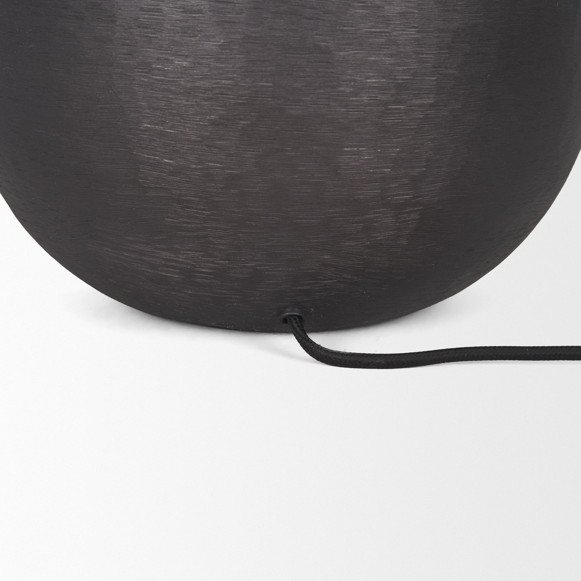 Sadiyah Black Brushed Metal with Beige Shade Table Lamp large image 