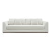 Rue Sleeper Sofa Off White, Sofa Bed by Moe's Home, 97.5" width x 25" height x 40.5" depth thumbnail 1