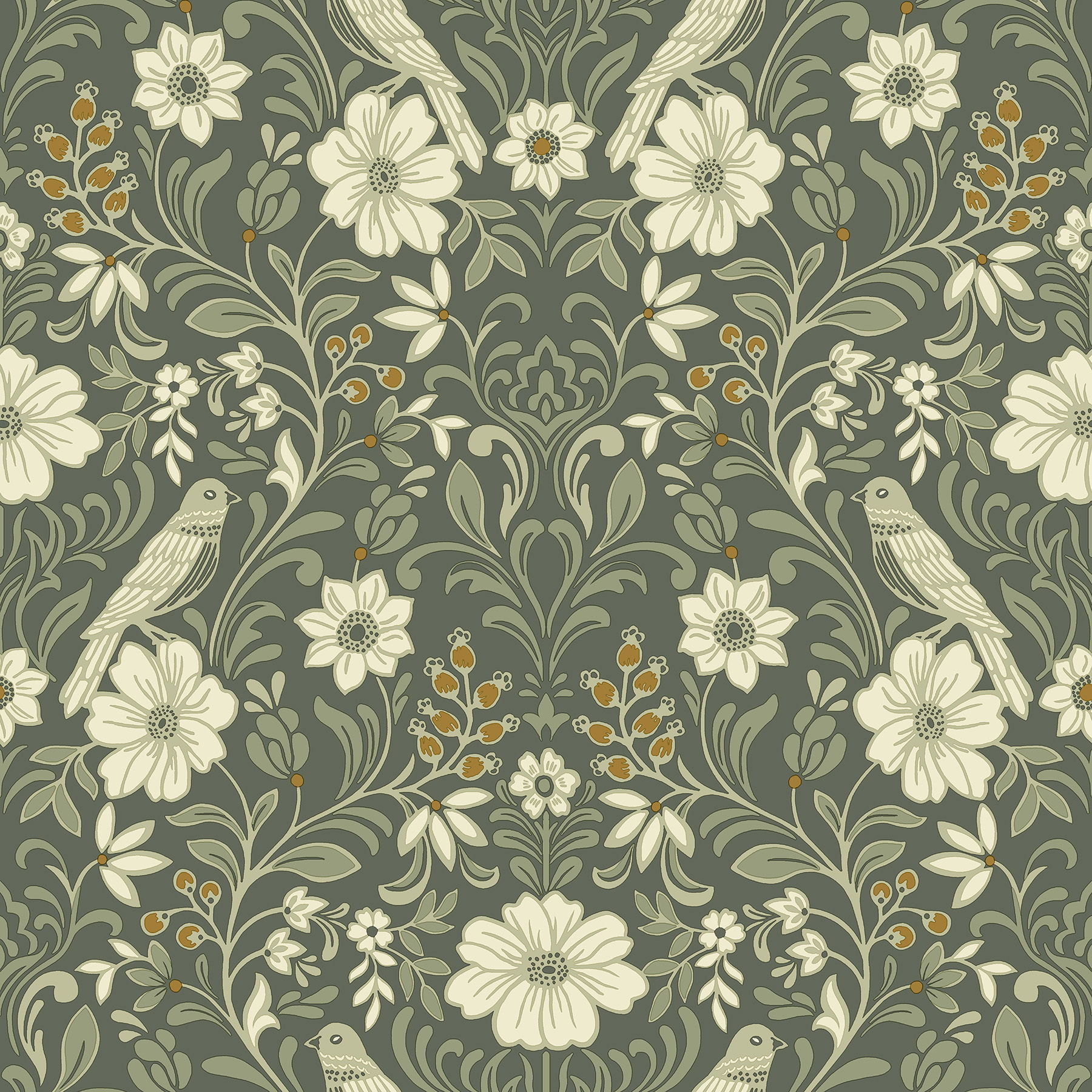 Colette Olive Wallpaper large image 