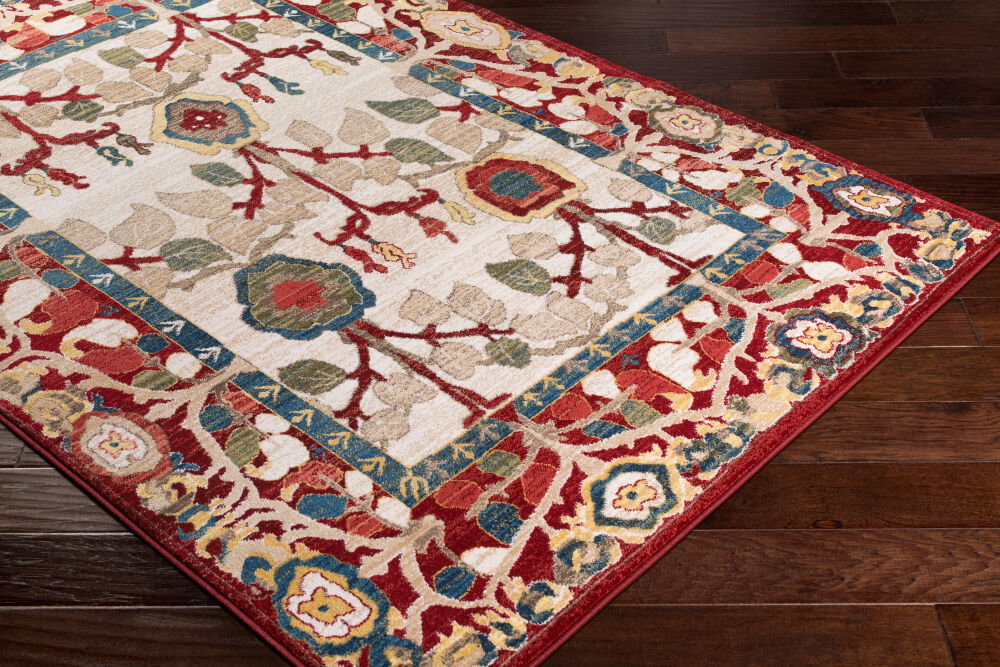 Crafty Machine Woven Rug, by Surya, 4'11" length x 2'7" width