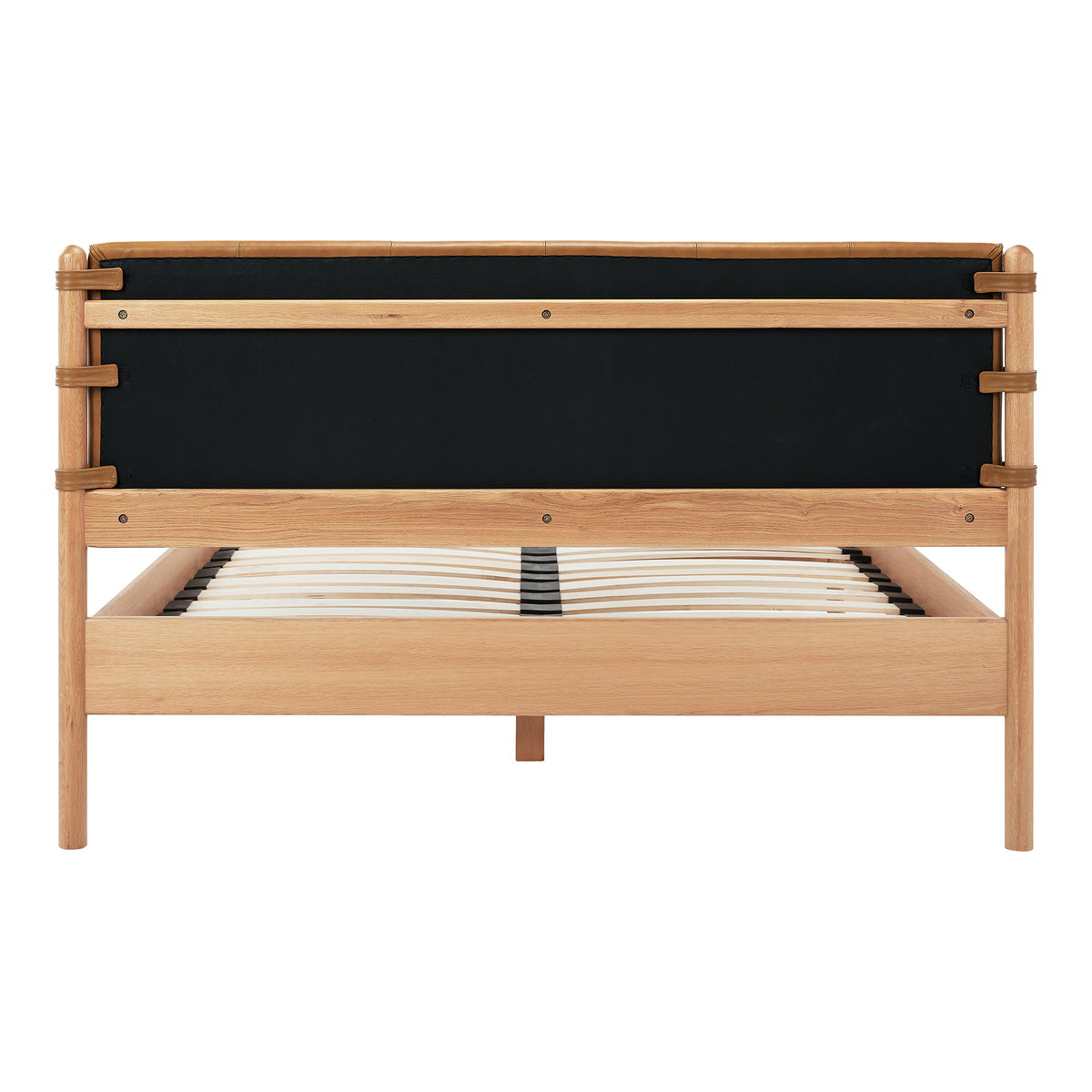 Colby Queen Bed Brown, by Moe's Home, 67" width x 41.34" height x 83" depth View 6