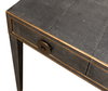 Gabriella Shagreen Desk/Table Ant.Grey, by Sarreid, 2' length x 4' width x 2'6" height thumbnail 6