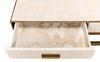 Gideon Shagreen Sq.Coffee Table, White thumbnail 4