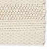 Lagom Handmade Solid Ivory Area Rug (5'X8') thumbnail 1