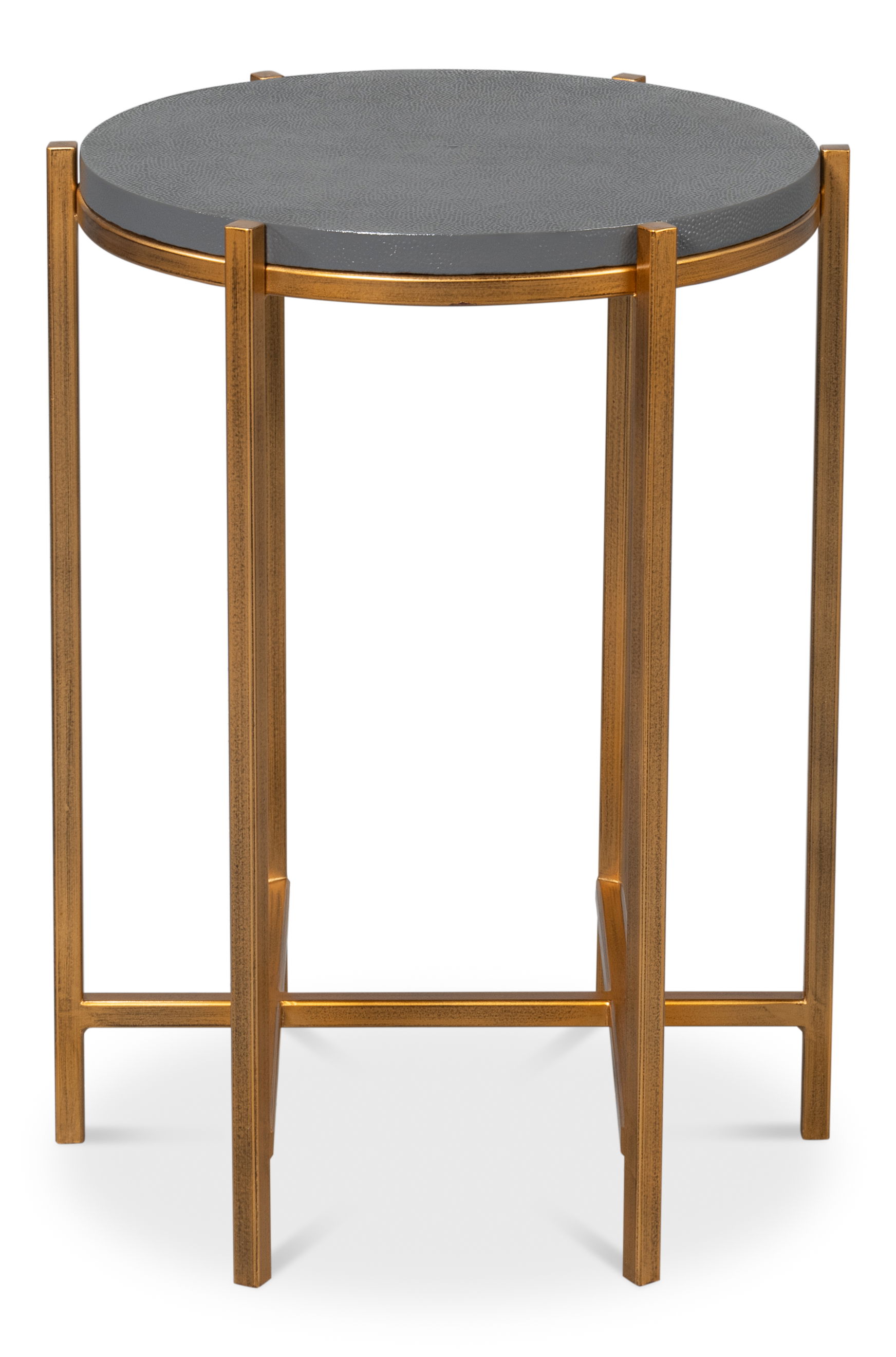 Spence Side Table, Quiet Shade, Side & End Table by Sarreid, 16" length x 16" width x 21" height View 2
