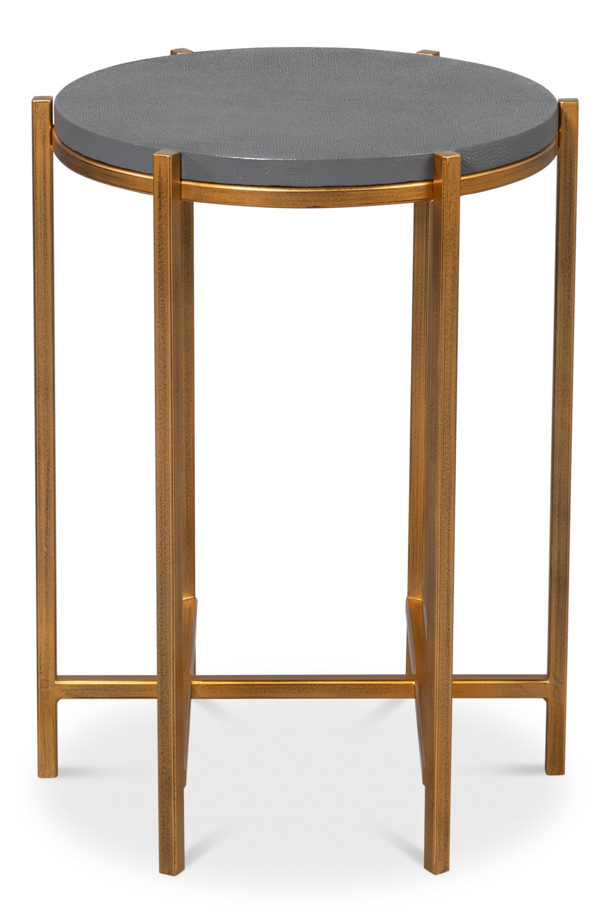 Spence Side Table  Quiet Shade, by Sarreid, 1'4" length x 1'4" width x 1'9" height View 2