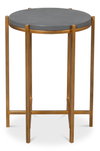Spence Side Table  Quiet Shade, by Sarreid, 1'4" length x 1'4" width x 1'9" height thumbnail 2