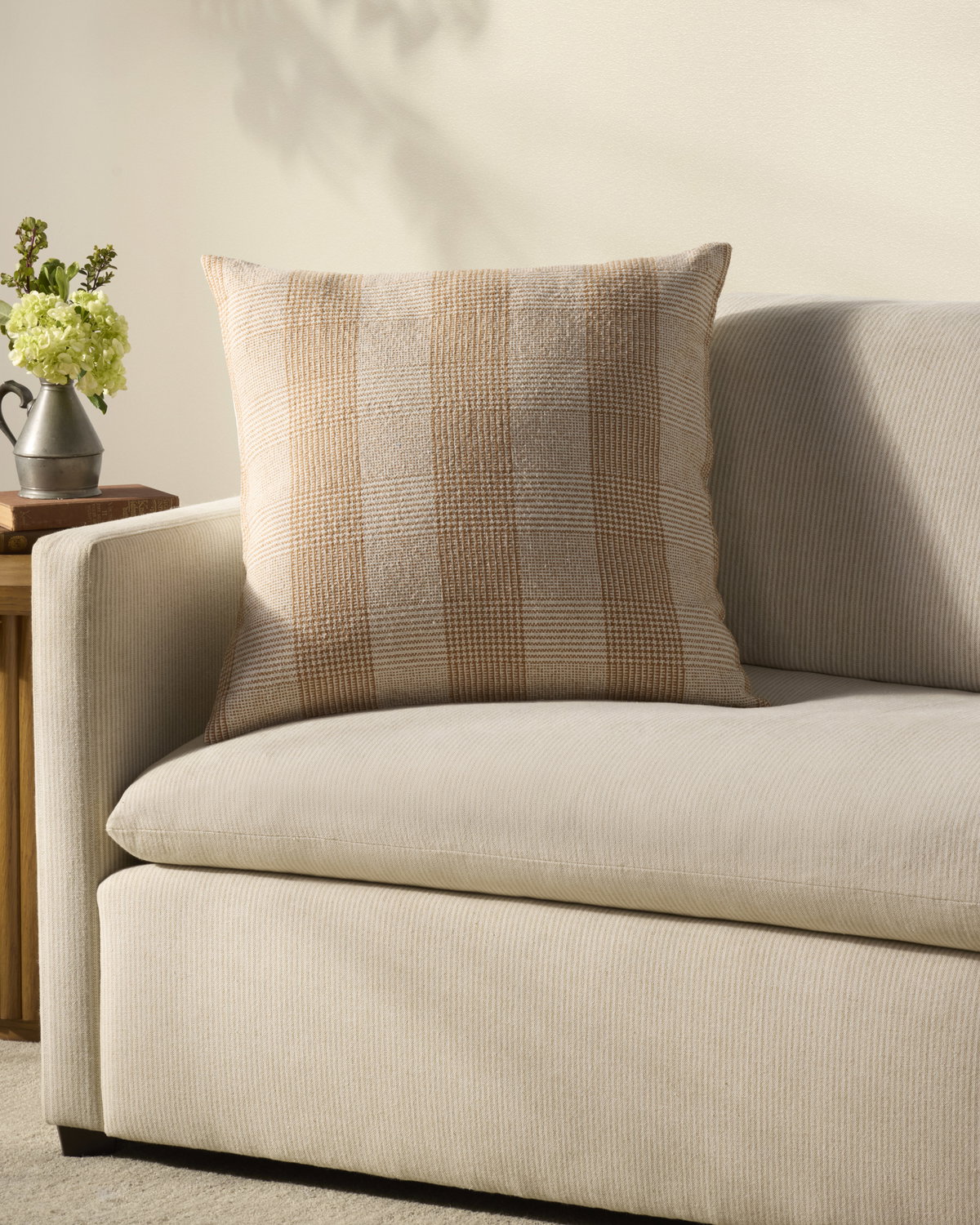 Chris Loves Julia x Loloi Auggie Pillow, Decorative Pillow, 22" length x 22" width View 2
