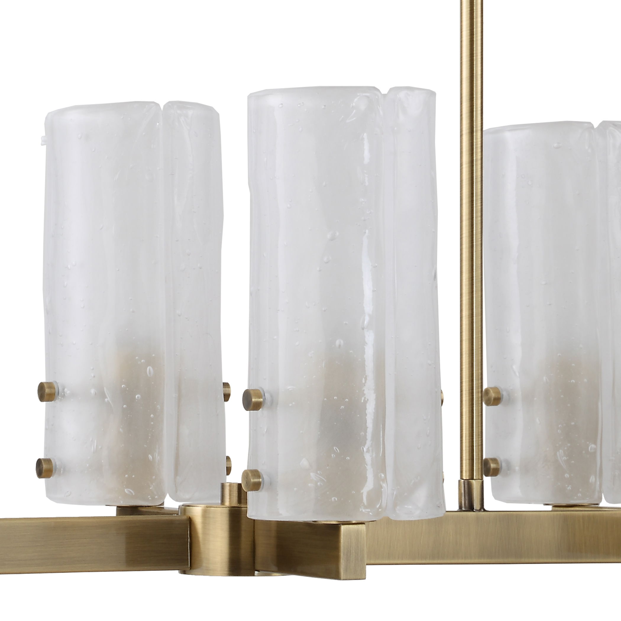 Mistie 8 Light Linear Chandelier large image 