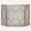 Rosen Gold Fireplace Screen thumbnail 0