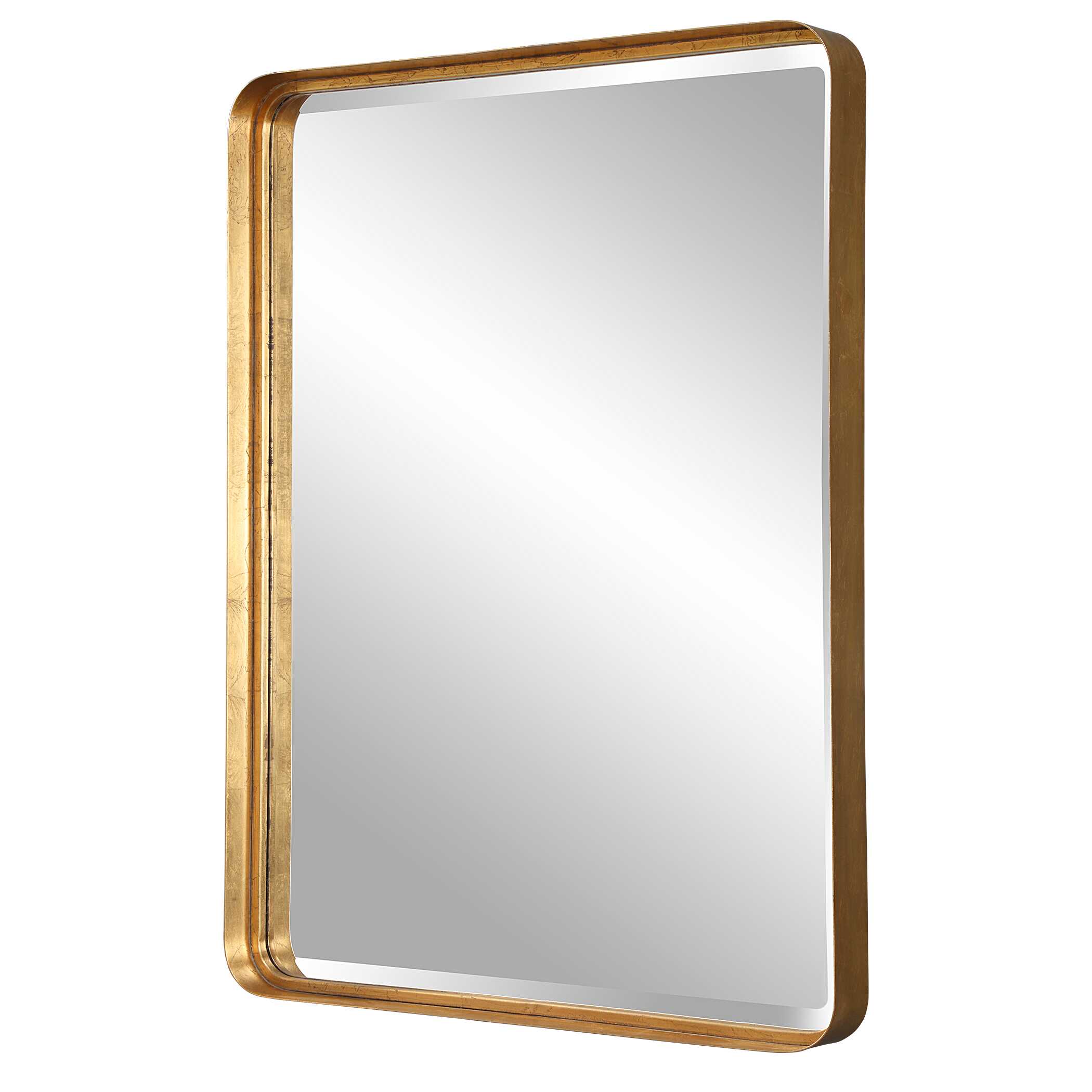 Crofton Gold Large Mirror, by Uttermost, 30" width x 40" height x 3" depth View 5