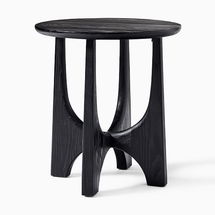 Online Designer Living Room Tanner 20" Side Table, Black