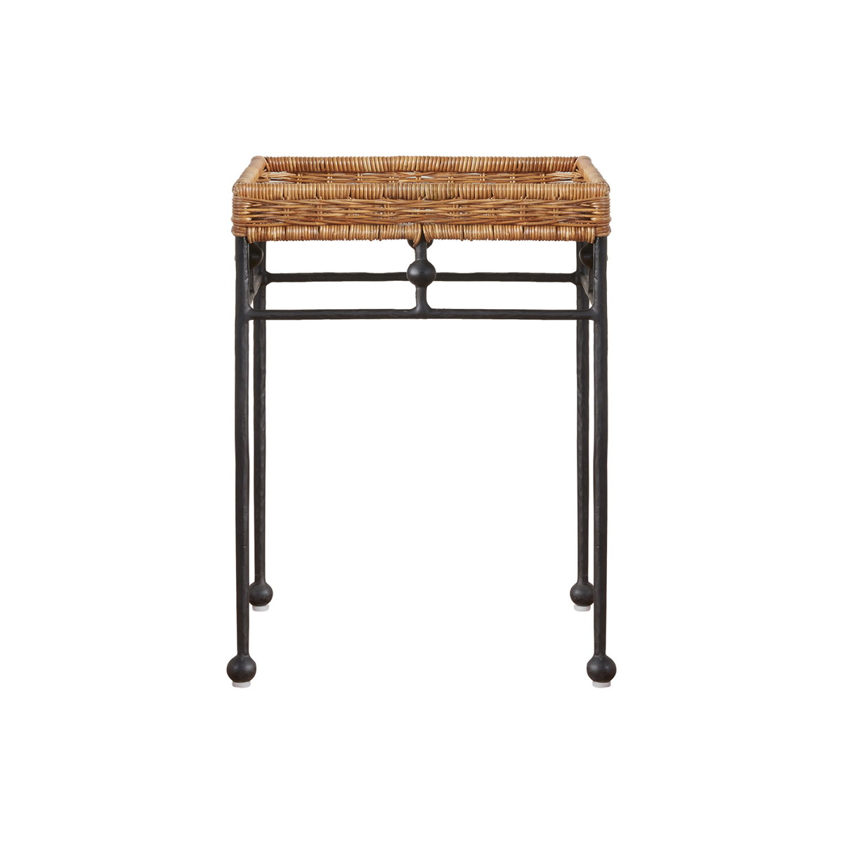 Lacoste Indoor/Outdoor Wicker Side Table, Coffee Table by Woven, 16.5" length x 16.5" width x 22.25" height View 1