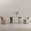 Larson Rolling Dining Chair Heather Grey thumbnail 8