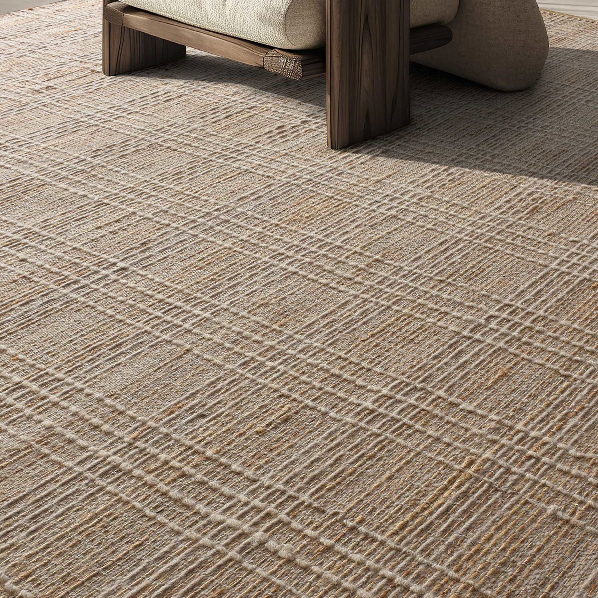 Baxton Beige 8 X 10 Rug, by Uttermost, 8' width x 10' height x 0.37" depth View 2