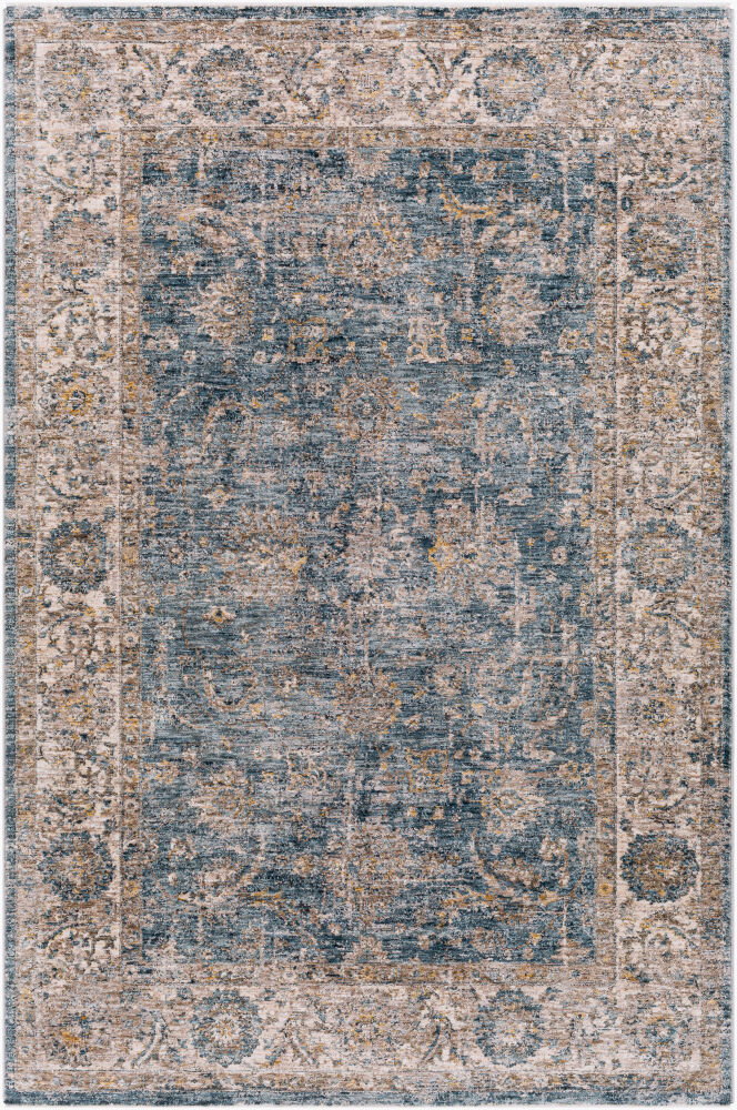 Mirabel Machine Woven Rug, by Surya, 7'4.58" length x 4'11.84" width