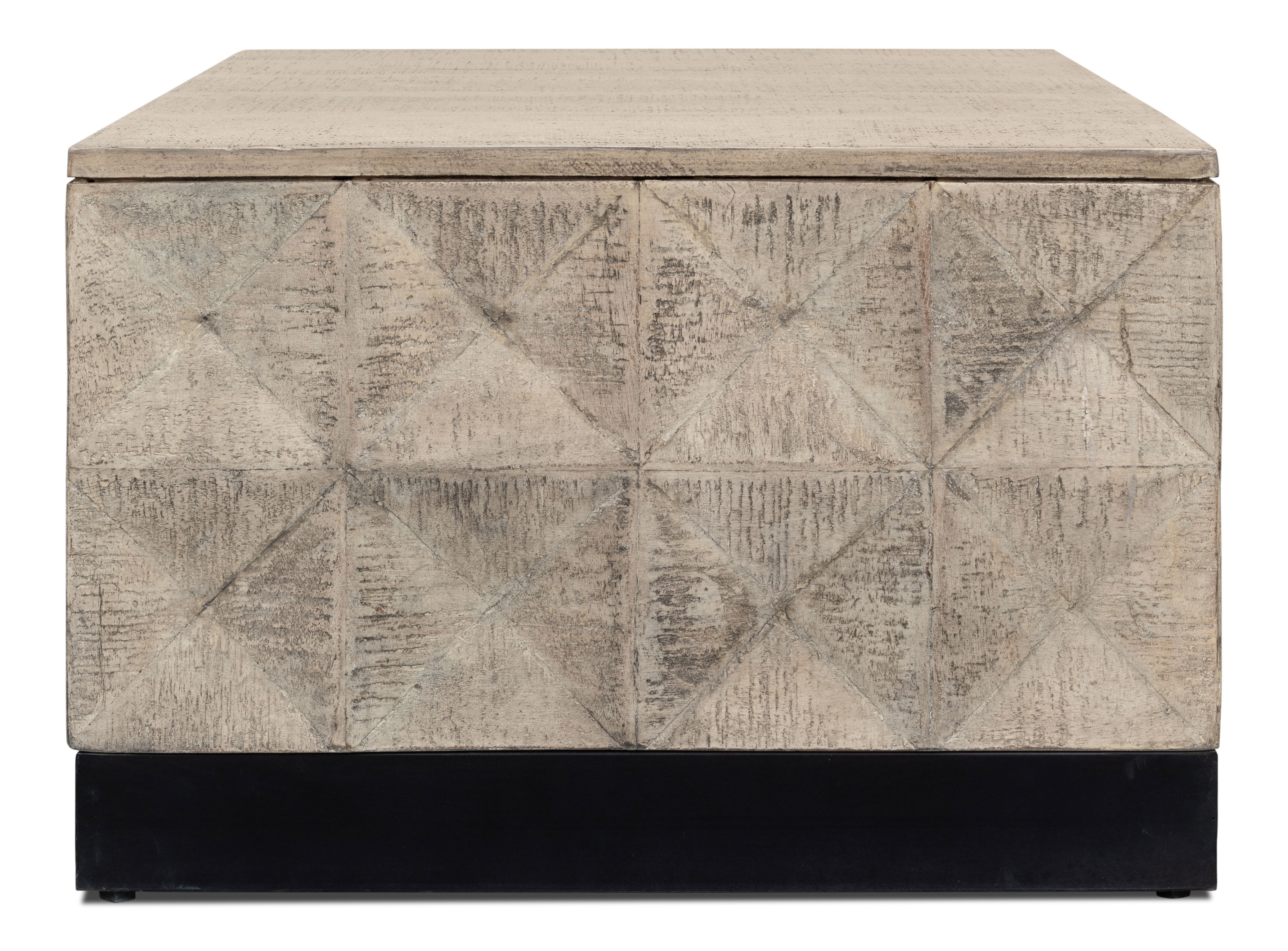 Geo Coffee Table, Small, by Sarreid, 24" length x 24" width x 16" height View 3