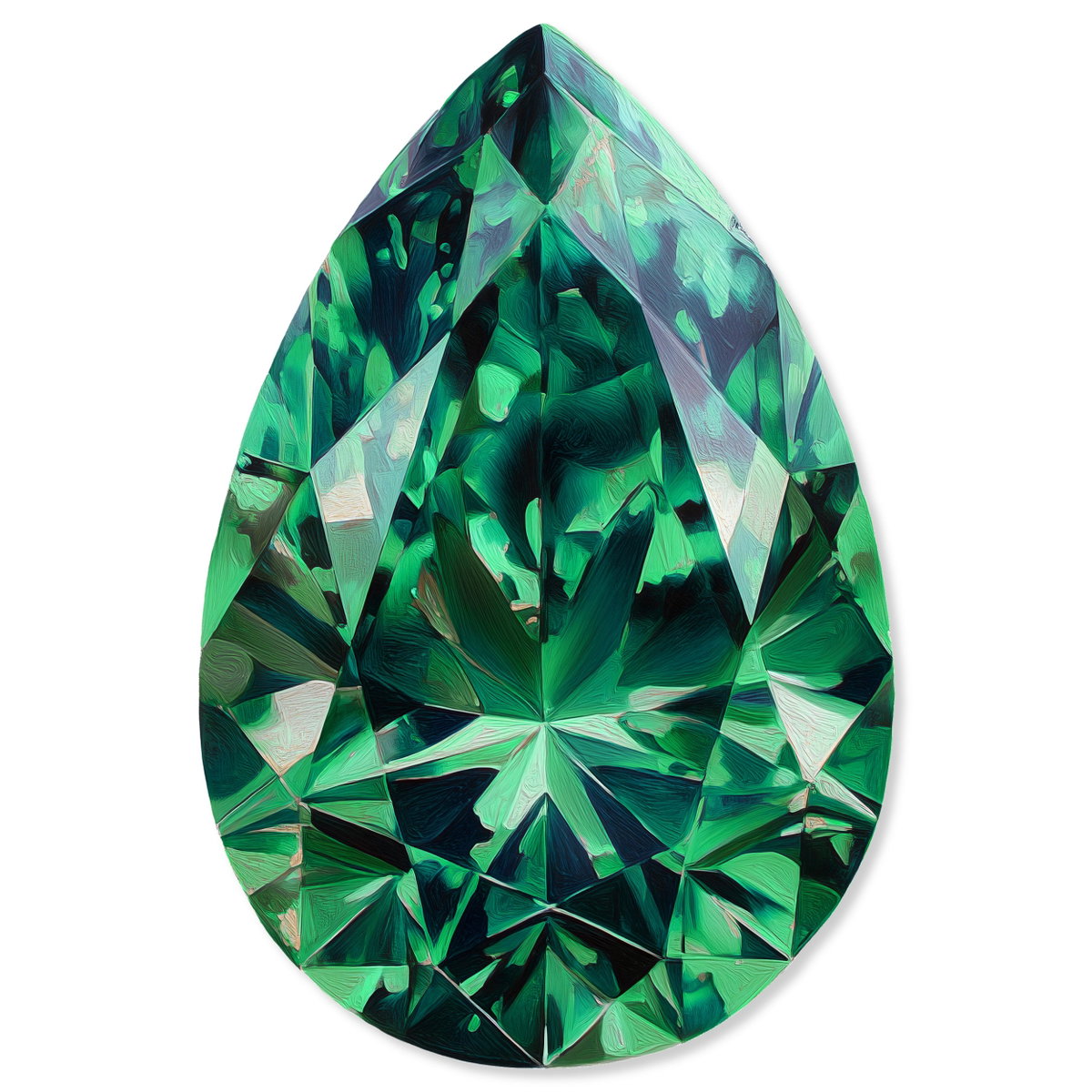 Deep Green Pear (No Embellishment), by Oliver Gal,  20 View 1