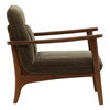 Talesa Occasional Chair Olive, Accent Chair by Dovetail, 28.25" width x 32.25" height x 33.25" depth thumbnail 3