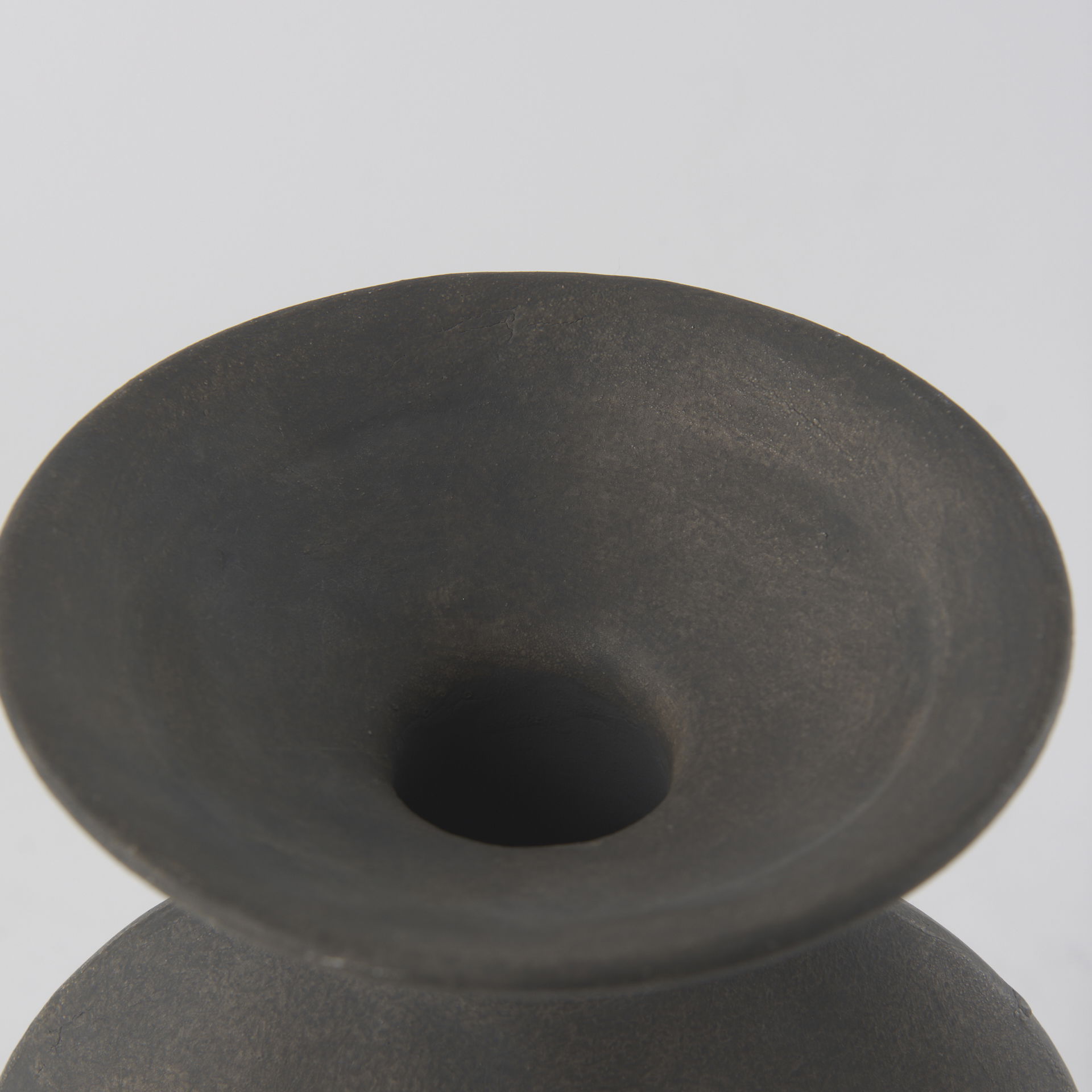 Kaz  Earthy Brown Ceramic Vase large image 