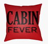 Lodge Cabin Accent Pillow, Decorative Pillow by Surya, 16" length x 16" width thumbnail