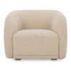 Faye Accent Chair Beige Boucle, by Moe's Home, 33.5" width x 29.8" height x 32.2" depth thumbnail 1