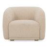 Faye Accent Chair Beige Boucle, by Moe's Home, 37" width x 29.25" height x 33" depth thumbnail 1