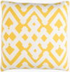 Large Zig Zag Accent Pillow Poly, Decorative Pillow by Surya, 18" length x 18" width thumbnail