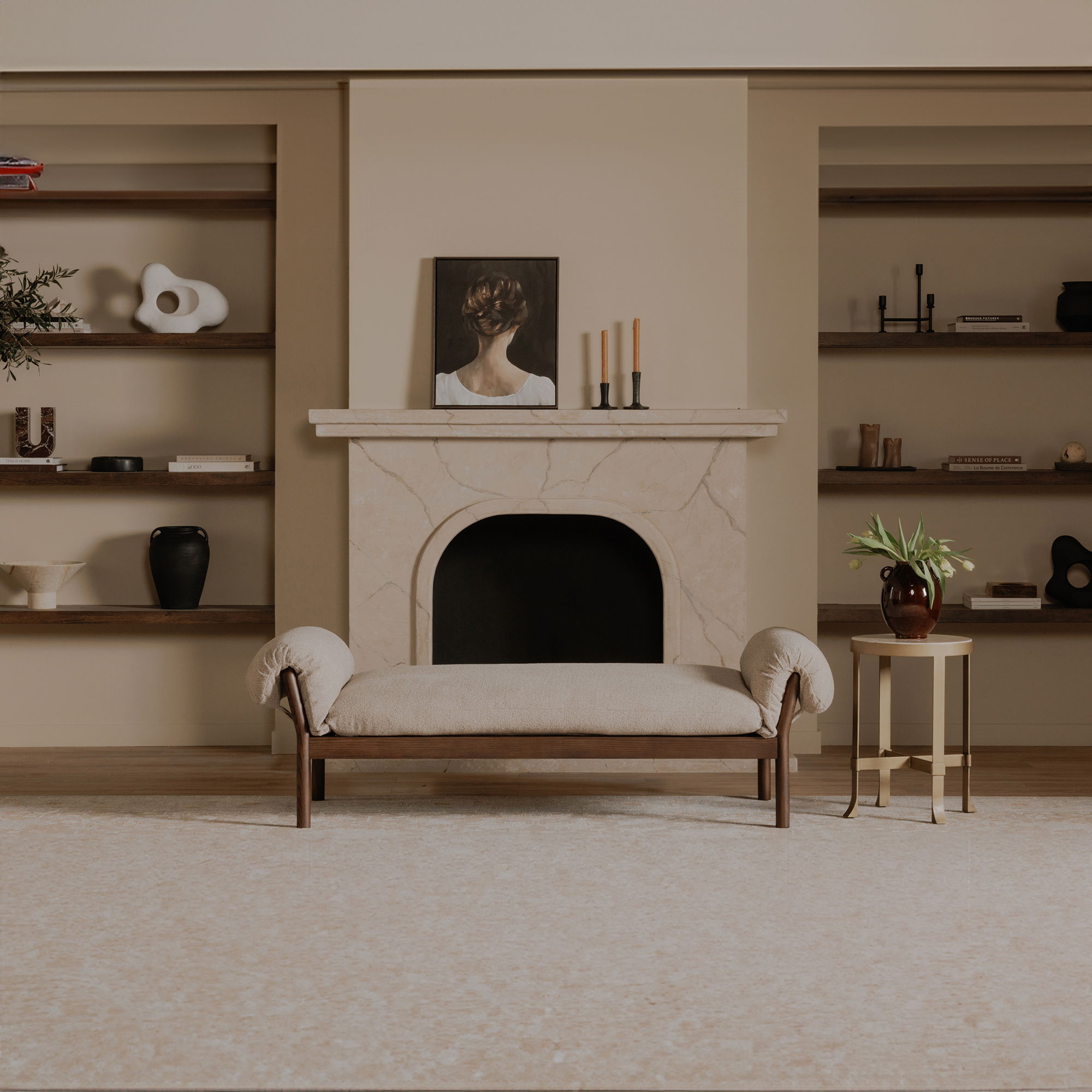 Intrepid Framed Painting, by Moe's Home, 18" width x 22" height x 1.75" depth View 6