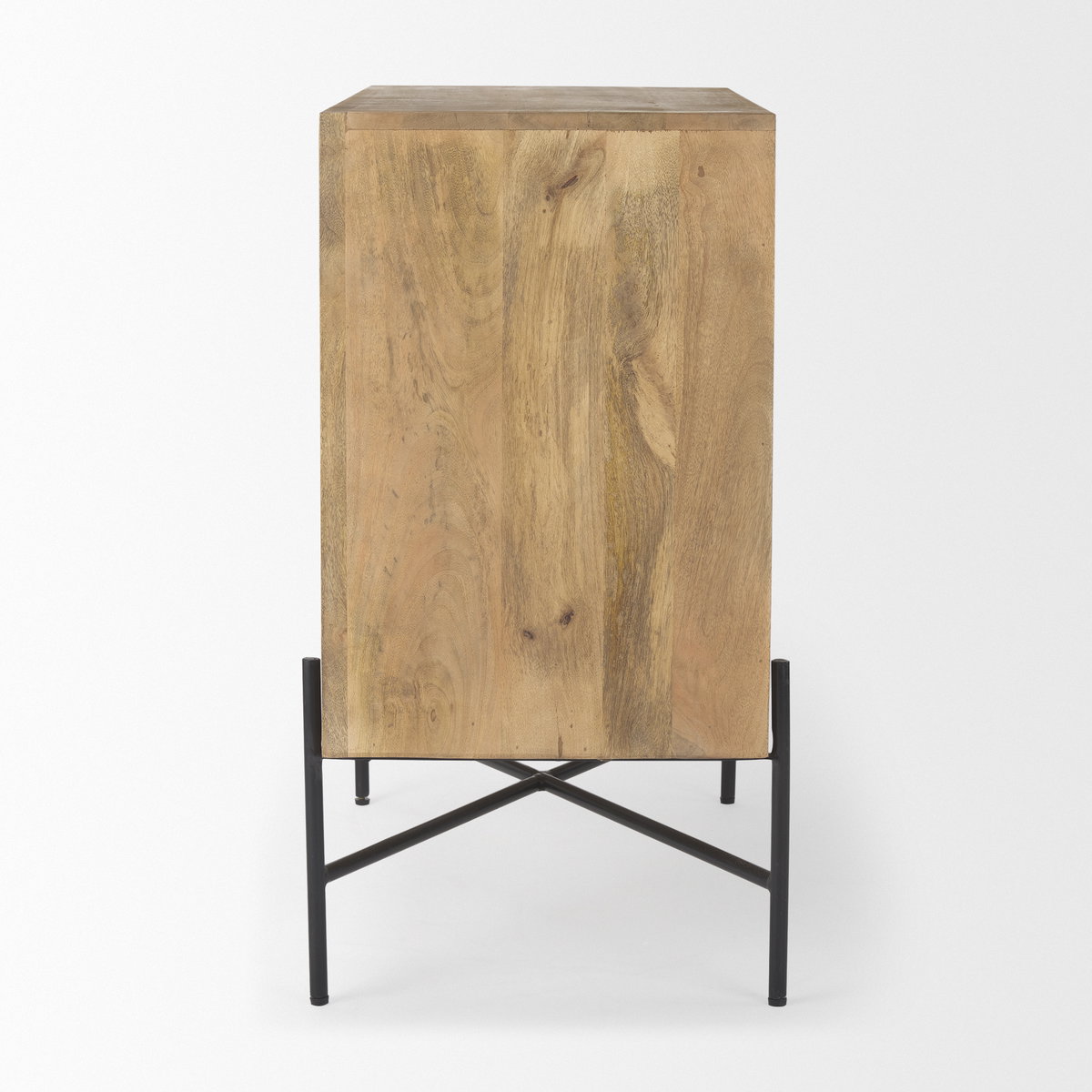 Cairo  2 Door Wood and Metal Cabinet, Cabinets & Chest by Mercana, 36" length x 19.5" width x 36" height View 5