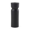 Malta Black Large Metal Candle Holder, Candles & Candle Holder by Mercana, 2.5" length x 2.5" width x 7.5" height thumbnail 1