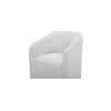 Sandy Rolling Dining Chair Off White, by Moe's Home, 26" width x 32" height x 26.5" depth thumbnail 5