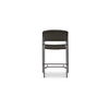 Zola Outdoor Counter Chair Dark Brown, Counter & Bar Stool by Moe's Home, 24" width x 38.66" height x 23" depth thumbnail 4