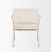 Topanga I Cream Fabric Wrap Blonde Wooden Frame Dining Chair thumbnail 5