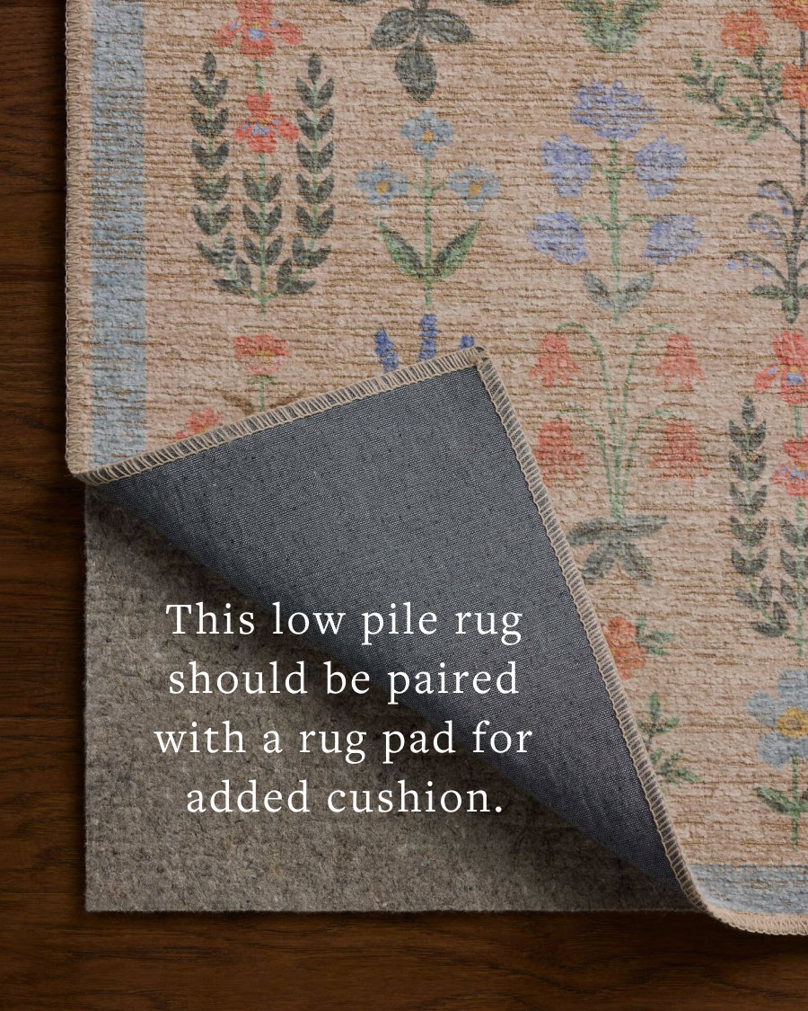 Rifle Paper Co. x Loloi Edinburgh Rug, 2'6" length x 7'6" width View 7