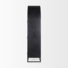 Sloan 80.5H Black Wood with Black Metal Frame Arched Cabinet thumbnail 5