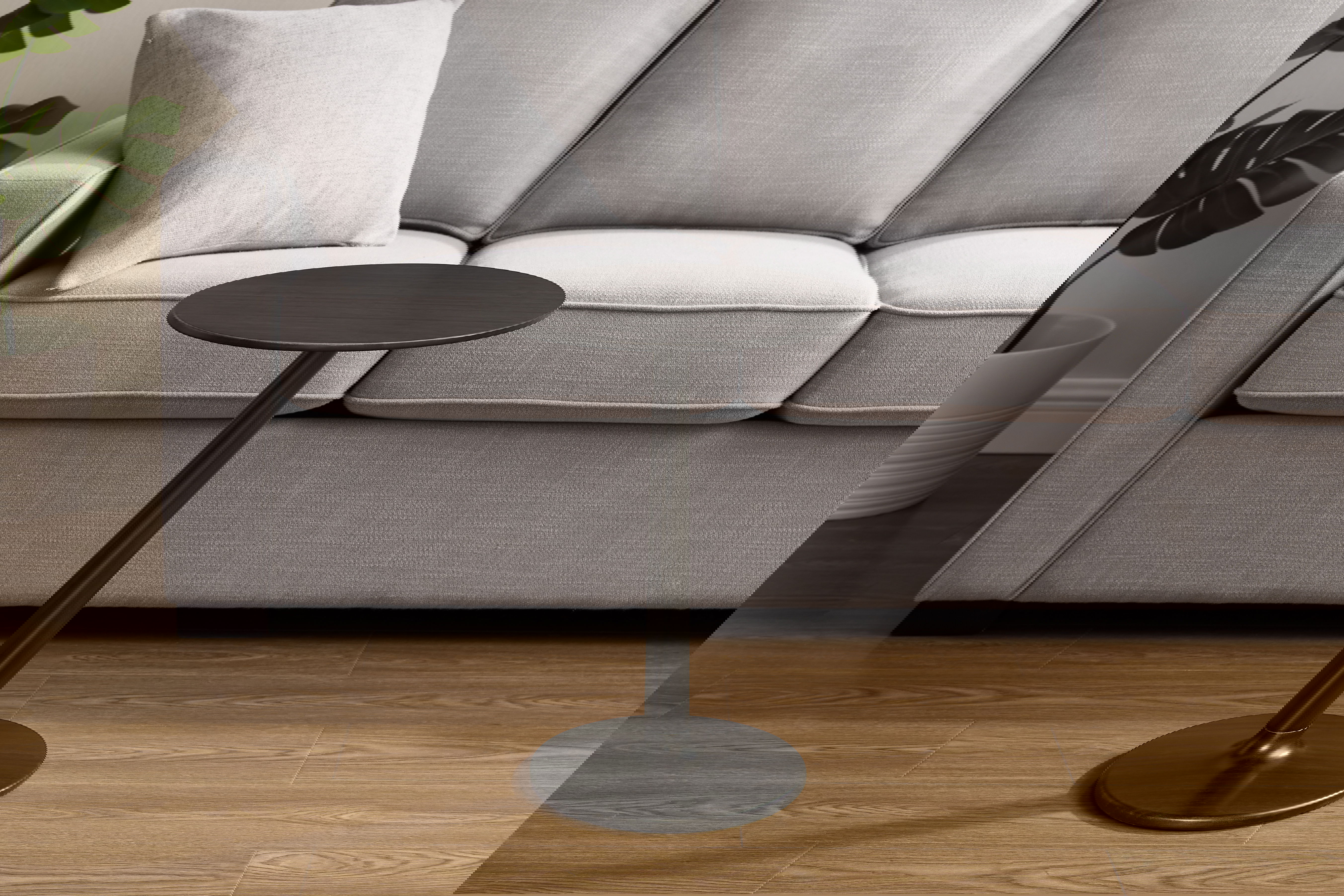 Sol Side Table, Caviar, Desk by Greenington, 16" length x 16" width x 20.7" height View 4