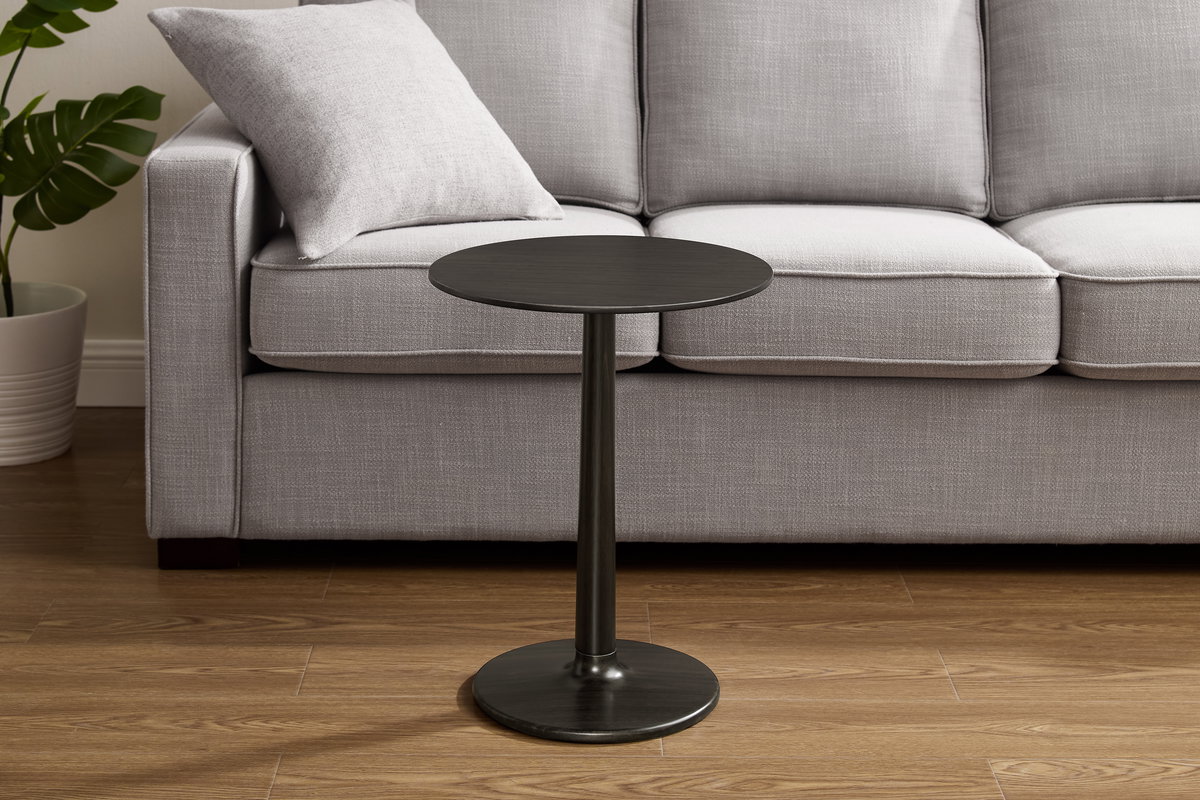 Sol Side Table, Caviar, Desk by Greenington, 16" length x 16" width x 20.7" height View 4