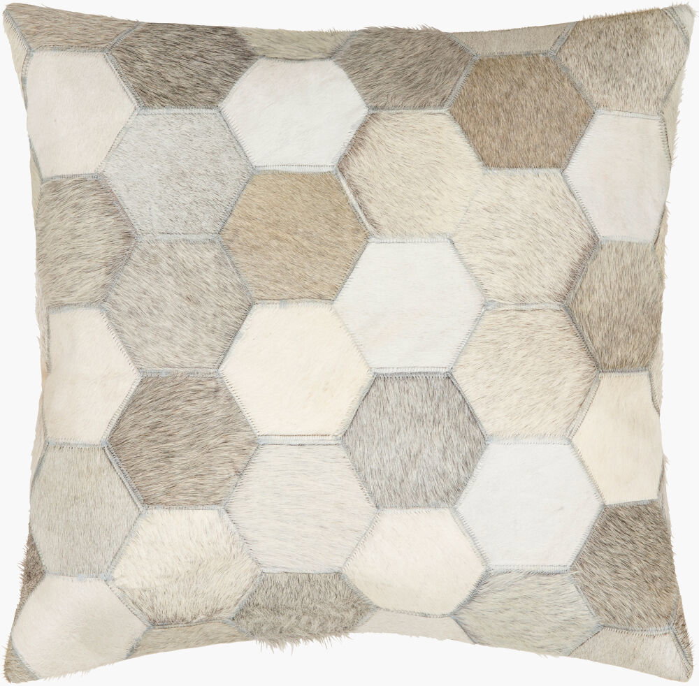 Fayet Accent Pillow Down, Decorative Pillow by Surya, 22" length x 22" width