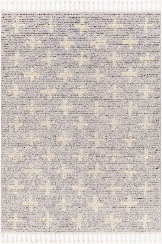 Casablanca Shag Machine Woven Rug, by Surya, 1'3.75" length x 1'3.75" width