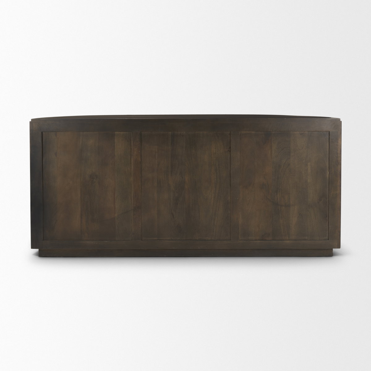 Terra 72L x 18W x 32H Dark Brown Wood Fluted Sideboard, Sideboards & Buffet by Mercana, 72" length x 19" width x 32" height View 7