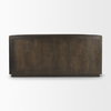 Terra 72L x 18W x 32H Dark Brown Wood Fluted Sideboard, Sideboards & Buffet by Mercana, 72" length x 19" width x 32" height thumbnail 7