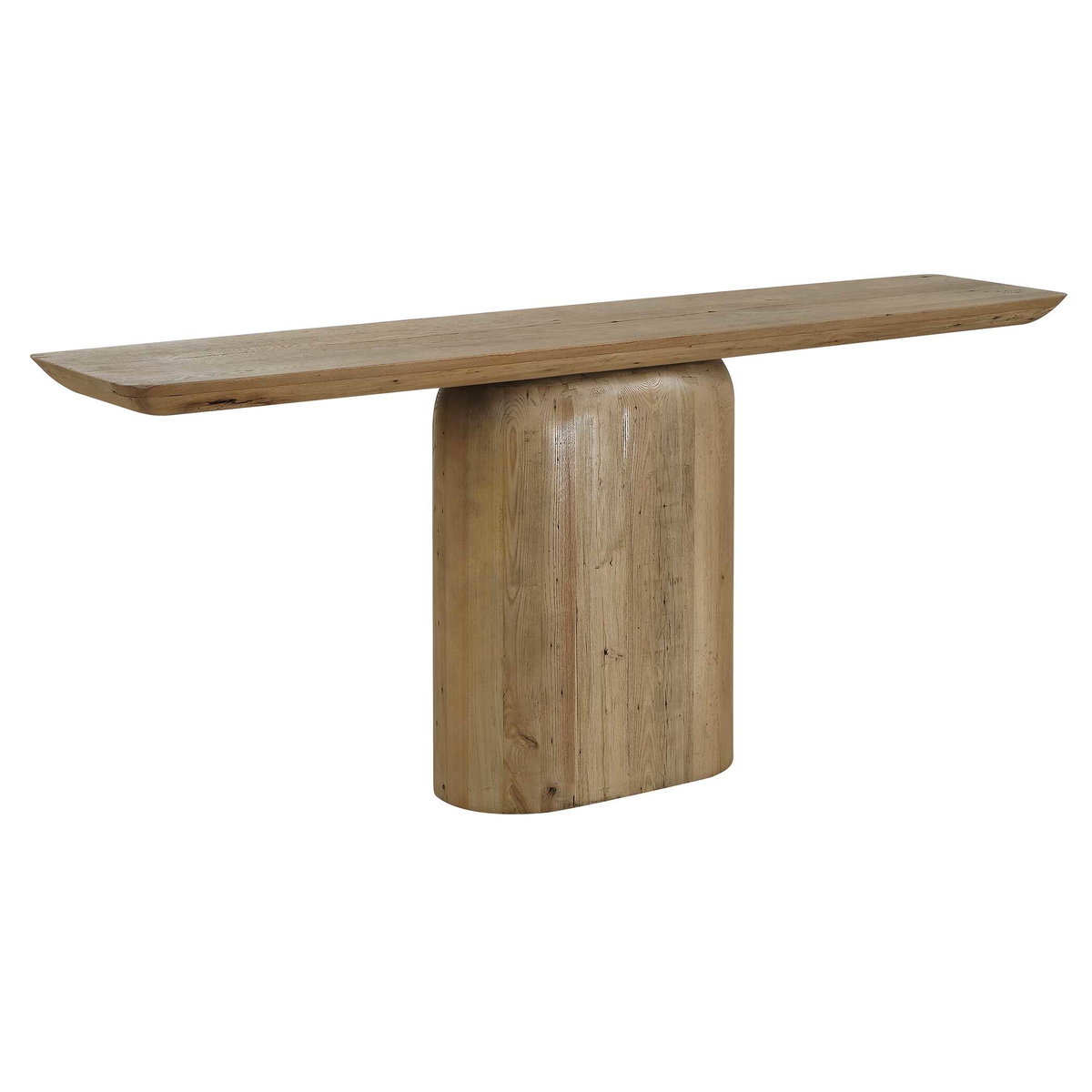 Camerlin Reclaimed Oak Console Table, by Uttermost, 80" width x 34" height x 16" depth View 4