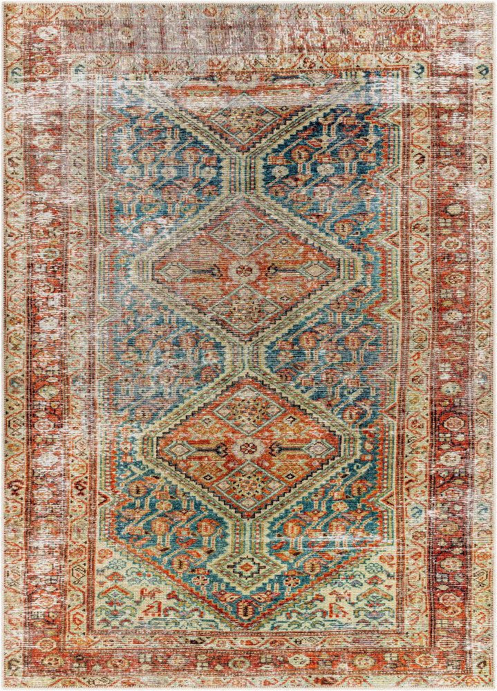 Amelie Machine Woven Rug, by Surya, 1'6" length x 1'6" width