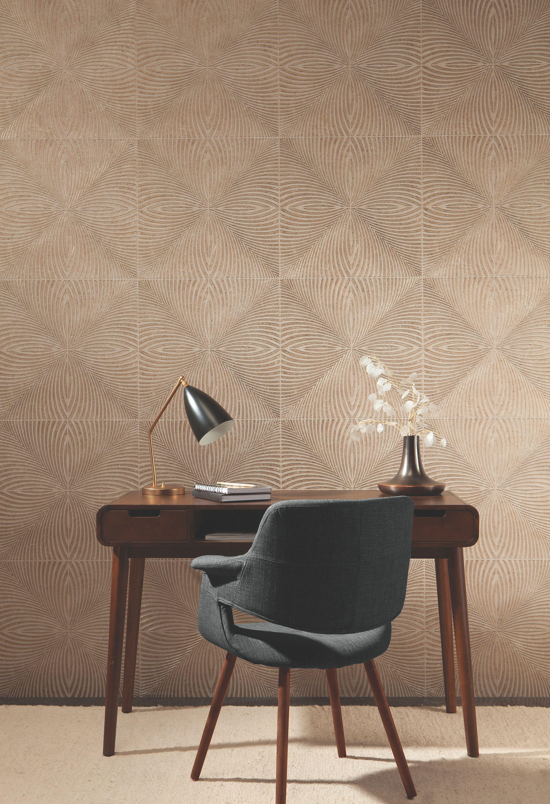Optic Brown Wallpaper large image 