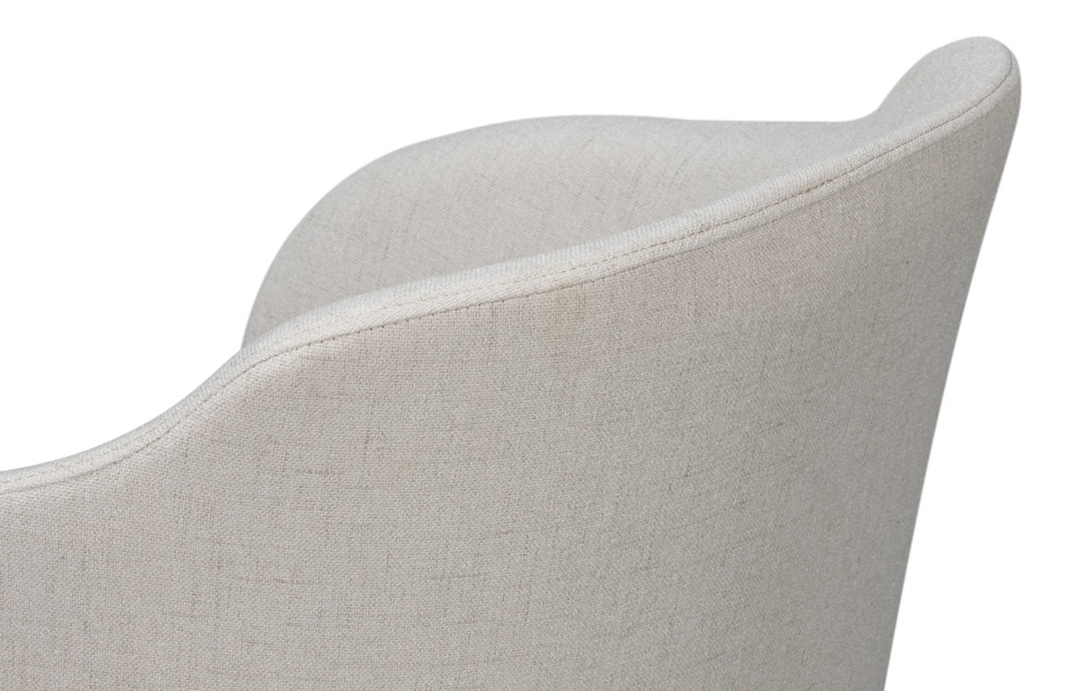 Occasional Contemporary Chair Lime White, by Sarreid, 1'11" length x 2' width x 2'8" height View 6