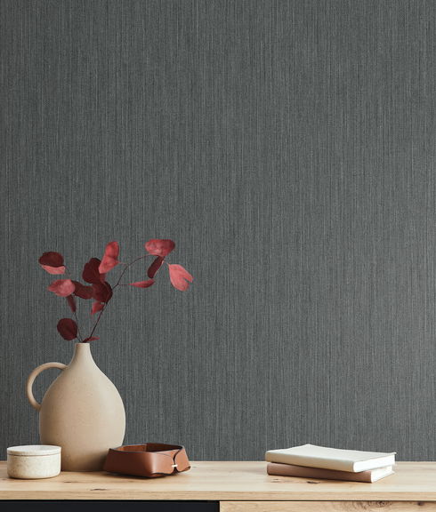 Smooth as Silk Grey Wallpaper