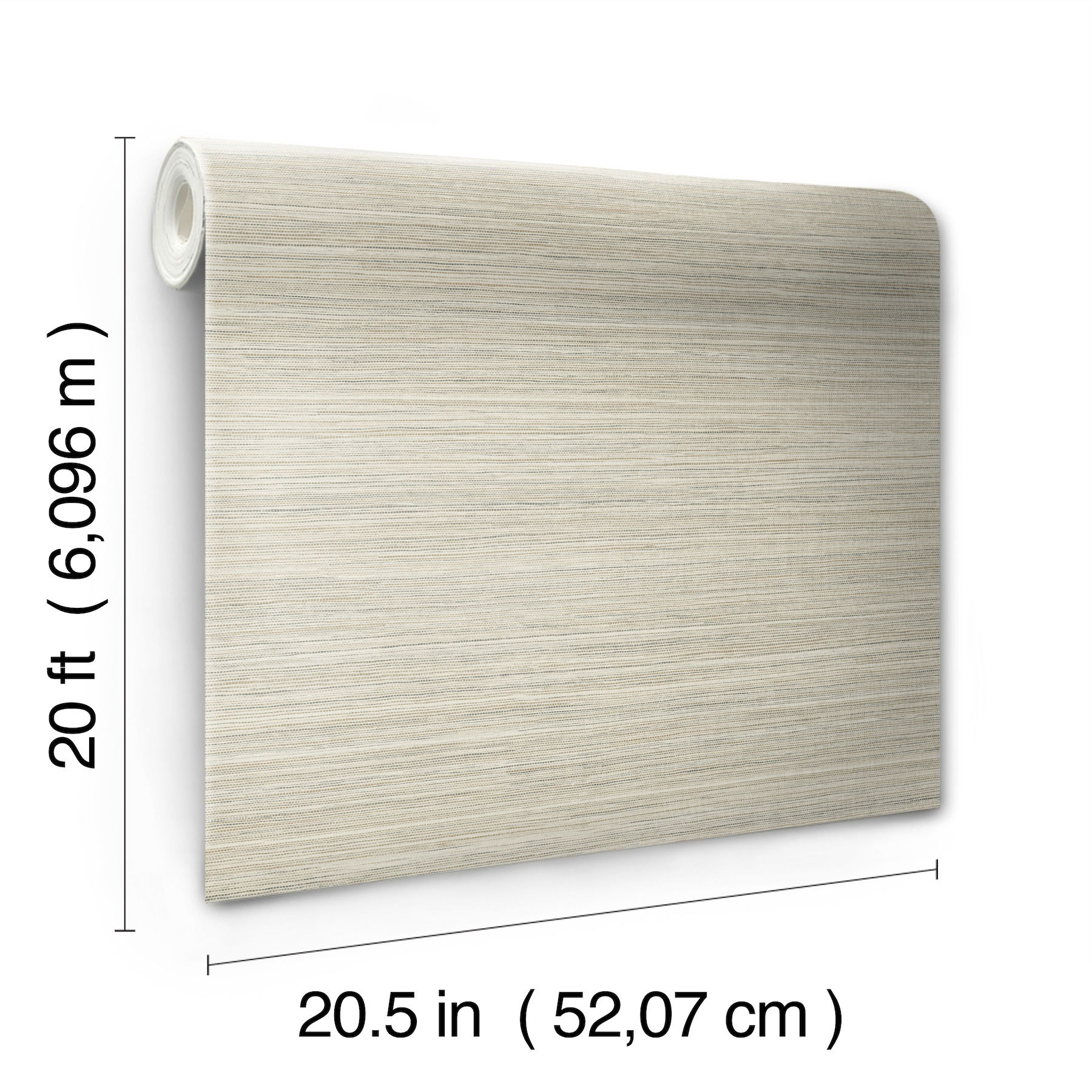 Cattail Weave Brown Peel & Stick Wallpaper large image 